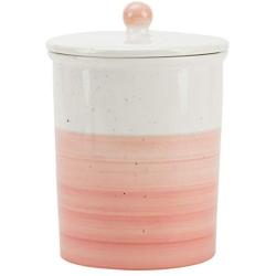 Boston Warehouse 62091 Reactive Glaze Cookie Jar, Pink