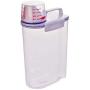 Kitchen Food Storage Jar Airtight Food Storage Storage Container Package 2 Kitchen Food Storage Tank Plastic Hand Strap Measuring Cup Sealed Rice Barrel