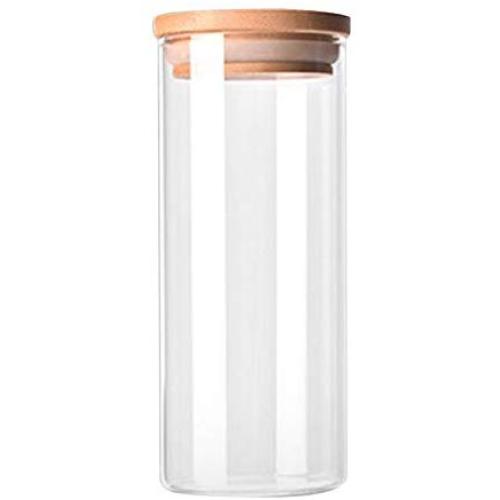 Transparent High Borosilicate Glass Kitchen Storage Bottle Jar Organization Rodalind