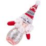 Vosarea Christmas Candy Gift Box Party Candy Sweet Jar Xmas Candy Gift Jar with Doll