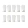 10PCS Empty Cosmetic Soft Tube With Flip Cap Refillable Squeeze Bottle Portable Travel Set Women Lady Makeup Container Vials For Shampoo Shower Gel Facial Cleanser Body Cream Lotion (30ml/1Ounce)