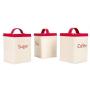 Hot Sale X022SS Set of 3 Metal Food Storage Tin Canister/Jar/kitchen Containers/Home Gift with lid