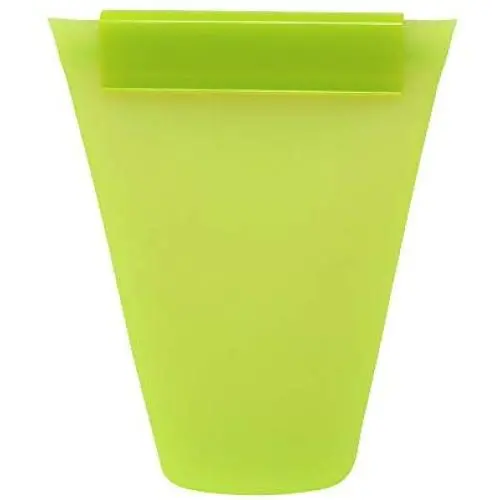 Contenant Réutilisables en Silicone Zippware, Ensembles de Sacs Alimentaires BPA-Free pour Sandwichs, Sous Vide, Repas, Purée Bébé et Préparation de Repas, Micro-ondes, Lave-Vaisselle et Congélateurs (Vert, Grand - 2 Pièces) Contenant Réutilisables en Silicone Zippware, Ensembles de Sacs Alimentaires BPA-Free pour Sandwichs, Sous Vide, Repas, Purée Bébé et Préparation de Repas, Micro-ondes, Lave-Vaisselle et Congélateurs (Vert, Grand - 2 Pièces)