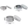 Bouteilles Vides Aluminium 20pcs Récipients Mini Stockage Pot Cosmétique Contenant Bouchon à Vis (30ML) Bouteilles Vides Aluminium 20pcs Récipients Mini Stockage Pot Cosmétique Contenant Bouchon à Vis (30ML)