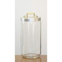 Italo Ottinetti Glass Jar Matte Finish Aluminium Lid Copper Handle 1.5 Litre Aluminum, Metallic, One Size