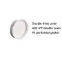 Pot Jar de Masque Visage en Porcelaine Blanc Refillable, 100g avec Doublures Intérieures, 2 Pièces Pot Jar de Masque Visage en Porcelaine Blanc Refillable, 100g avec Doublures Intérieures, 2 Pièces