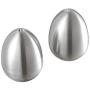 Stainless Steel Egg shape Spice Jar Seasoning Can Sugar Box Kitchen Spice Storage Jars Seasoning Cans BBQ Storage Box KC1705