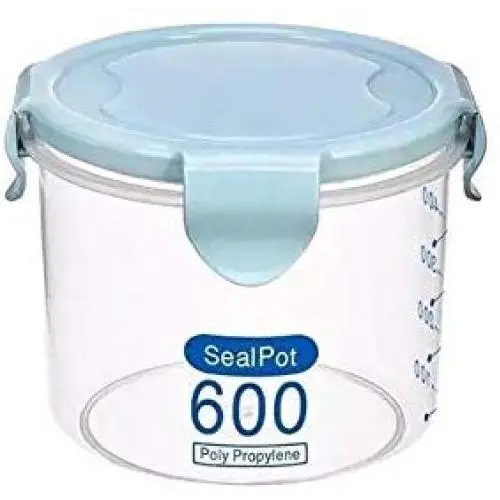 Yl Ly Food Storage Kitchen Plastic Fresh-Keeping Sealed Cans Milk Powder Cans Grain Storage Jars Home Snack Food Storage Box Light Blue 600Ml Two Sets Yl Ly Food Storage Kitchen Plastic Fresh-Keeping Sealed Cans Milk Powder Cans Grain Storage Jars Home Snack Food Storage Box Light Blue 600Ml Two Sets