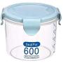 Yl Ly Food Storage Kitchen Plastic Fresh-Keeping Sealed Cans Milk Powder Cans Grain Storage Jars Home Snack Food Storage Box Light Blue 600Ml Two Sets