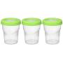 Ball Plastic Pint Freezer Jars with Snap-On Lids | 8-Ounces | 3-Count per Pack (1-Pack)