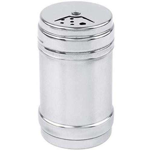 Spice Jar Stainless Steel Seasoning Storage Box Round Small Holes Kitchen Tool for Spice Salt Sugar Cruet Pepper