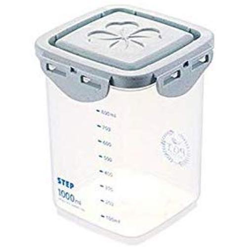 Stackable Plastic Food Storage Box Sealing Jar Household Storage Box Kitchen Fridge Noodle Grain Storage Food Container LPC8178 (1000ML)
