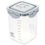 Boîte de rangement en plastique empilable pour aliments, pot scellé, rangement de cuisine, rangement de frigo, boîte de rangement pour nouilles, céréales, LPC8178 (1000ML) Boîte de rangement en plastique empilable pour aliments, pot scellé, rangement de cuisine, rangement de frigo, boîte de rangement pour nouilles, céréales, LPC8178 (1000ML)