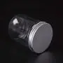 UPKOCH 10pcs Clear Plastic Airtight Food Storage Container Canister for Snacks Spice Grain Cereals 500ml