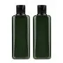 Sdootbeauty Plastic Empty Bottles Squeeze Bottles with Flip Cap, Flip Cap Bottle - Pack of 2, 200ml/6.7oz Green