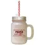 Maroon Thou Shalt Make Thy Prayer Unto Him Frosted Glass Mason Jar With Straw Maroon Thou Shalt Make Thy Prayer Unto Him Frosted Glass Mason Jar With Straw