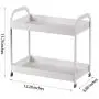 Hoopoton Spice Rack, 2-Tier Shelf Rack Kitchen Bathroom Countertop, 2-Tier Standing Storage Organizer Spice Jars Bottle Shelf Holder Rack Hoopoton Spice Rack, 2-Tier Shelf Rack Kitchen Bathroom Countertop, 2-Tier Standing Storage Organizer Spice Jars Bottle Shelf Holder Rack