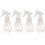 EZPRO USA Clear 350ml Empty Plastic Spray Bottles 12 oz Refillable Spray Bottle for Cleaning Solutions, Water Spray Bottle, Plant Mister, Adjustable Nozzle Spray for Cleaning, Pack