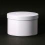 Small Round Sealed Metal Tea Cans Portable Coffee Candy Seasoning Storage Iron Box Home Kitchen Container,White