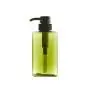 3er Satz 280ml/9,5oz Grün Leere Wiederbefüllbare Pumpflaschen Rechteckig Shampoo Duschgel Lotion Creme Toner Flüssigkeit Behälter Kosmetik Probenbehälter für Reisen