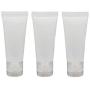 12PCS 100ML 3.4OZ Empty Transparent Refillable Plastic Soft Tube Makeup Container for Shampoo Cleanser Shower Gel Body Lotion Bottle Jars