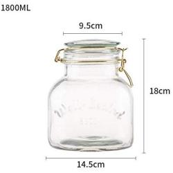 Yl Ly Sealed Cans Storage Tanks Kitchen Storage Tanks Food Glass Jars Dry Goods Storage Tanks Large Household Trumpet