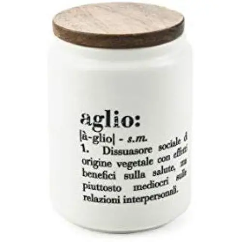 Villa dEste Home Tivoli Jar, Porcelain + Bamboo, White, One Size Villa dEste Home Tivoli Jar, Porcelain + Bamboo, White, One Size