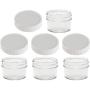 Jarming Collections 4 Glass Mason Jars-4 oz Regular Mouth with (BPA Free) Leak Proof Airtight Storage Lids-Great for Baby Food or Milk, Dry Goods, Kitchen Goods, Crafts, Lotion, Beauty Products