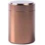 ZXYWW Mini Food Storage Box, Portable Titanium Alloy Storage Containers for Candy/Coffee Bean/Tea(5 Colors Optional),Brown
