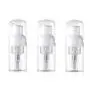 3 STÜCKE 30ML 1OZ Transparente Leere Plastik-Schaumbadflasche, Behälter für Schaum, Tragbar, Nachfüllbar, Robust für Reisen, Urlaub, Camping, Alltag