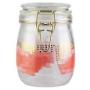 Style Setter Kitchen Glass Canister Set Food Storage Dry Goods with Attached Lid