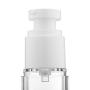Airless Cosmetic Cream Pump Bottle, Refillable Empty Clear Travel Containers Liquid Vacuum Press Jar Pot for Foundation Essence Lotion, 6 Pack (50ML)
