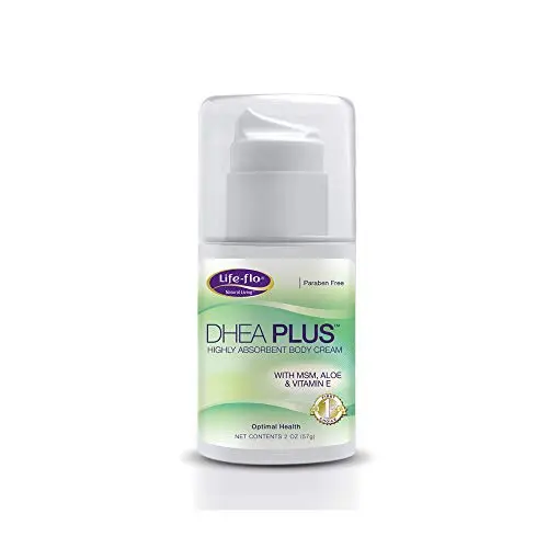 Crème Life-flo DHEA Plus | Inodore | 15 mg de DHEA Naturel par Pressage du Doseur | Contient Aloe Vera, MSM et Vitamine E pour la Peau | 60 ml Crème Life-flo DHEA Plus | Inodore | 15 mg de DHEA Naturel par Pressage du Doseur | Contient Aloe Vera, MSM et Vitamine E pour la Peau | 60 ml