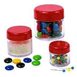 Hutzler Mini Nesting Storage Jars, 3 sets of 3