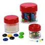 Hutzler Mini Nesting Storage Jars, 3 sets of 3 Hutzler Mini Nesting Storage Jars, 3 sets of 3