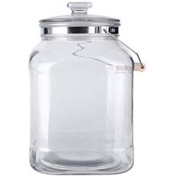 Storage Container - Rice Cylinder Glass Jar And Sealing Cover Thickened, Moisture-Proof, Multi-Functional Transparent Sealed Can