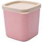 BESTONZON Airtight Food Storage Container Cereal Rice Grain Beans Flour Storage organizer Container bin jar With Lid (Pink, Large Size)