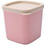 BESTONZON Sealed canister jar food storage container with lid moistureproof box for fruits grain spice(pink)