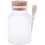 XISAOK Scrub Salt Bottle Sealed Jar Wooden Spoon Soft CorkFrosted Seal Bottle 200ml