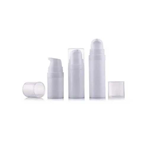 6 Bouteilles Plastiques Blances Haut de Gamme Sans Remplissage à Pompe pour Crème/Lotion, Pot/Jar de Voyage Portable à Bayonnette (15ml/0.5oz) 6 Bouteilles Plastiques Blances Haut de Gamme Sans Remplissage à Pompe pour Crème/Lotion, Pot/Jar de Voyage Portable à Bayonnette (15ml/0.5oz)