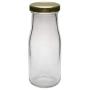 Viva Haushaltswaren Set of 12 Small Wide Neck Glass Bottles / 156 ml/with Filling Funnel Diameter 7 cm