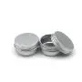ECYC 5Pcs Empty Cosmetic Ointment Jars Refillable Aluminum Eye Cream Mask Container with Screw Cap