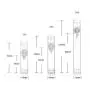 6er leere Kunststoff Airless-Vakuum-Pumpenflasche, tragbar, wiederbefüllbar, Druckflasche, Behältnis für Kosmetik, Cremes, Lotionen, Proben, Toilettenkörper (5ml)