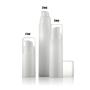 3PCS Portable Travel Refillable Empty Plastic Airless Vacuum Pump Lotion Toner Face Eye Cream Cosmetics Bottle Vial Container Pot Jar (White) (50ml)