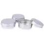 RAYNAG 10 Pieces Round Aluminum Cans Screw Lid Metal Tins Jars Empty Slip Slide Containers,0.5 oz/15 ml RAYNAG 10 Pieces Round Aluminum Cans Screw Lid Metal Tins Jars Empty Slip Slide Containers,0.5 oz/15 ml
