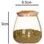 Bouteilles de Rangement en Verre Forme Champignon Cuisine, Pots à Grains Scellés, Jars pour Conserves, Thé en Vrac, Café, 400ml Bouteilles de Rangement en Verre Forme Champignon Cuisine, Pots à Grains Scellés, Jars pour Conserves, Thé en Vrac, Café, 400ml