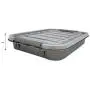 Homz Store N Stow(TM) 17 Gallon Quetschebehälter mit Rädern, Grau und Türkis-Basis mit Klarsichtdeckel, Klappbarer Lagerkasten, (Set von 4)