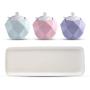 Mini Spice Jars Creative kitchen supplies seasoning jar set ceramic household