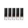5 Stück Mini-Quadratische Lippenpflege-Tubes (4 ml / 0,14 oz) mit Applikator, wiederbefüllbare Kunststoff-Lippenstift-Tubes, Lippenbalsam-Behälter, DIY-Glasbehälter, für Lippenbalsam/Lippenstift (Grau-Gradient)