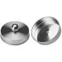 Freebily 2pcs Rustproof Stainless Steel Apothecary Storage Lids Covers for Diameter 70mm Regular Mouth Mason Jars Silver One Size Freebily 2pcs Rustproof Stainless Steel Apothecary Storage Lids Covers for Diameter 70mm Regular Mouth Mason Jars Silver One Size